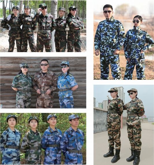 军训迷彩服
