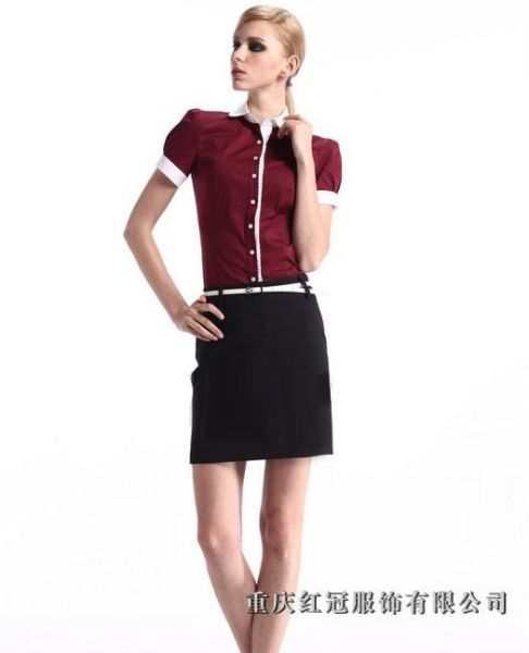 女士商务衬衫-16