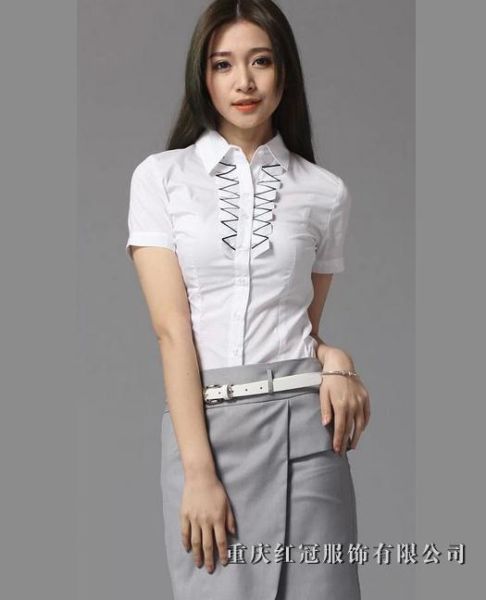 女士商务衬衫-34