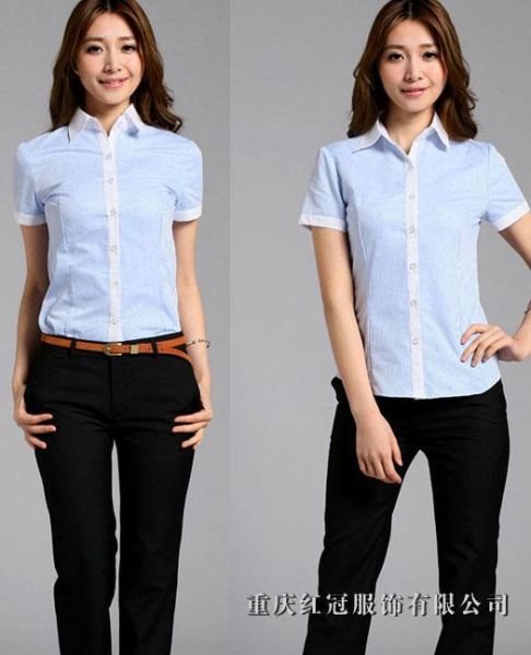 女士商务衬衫-45